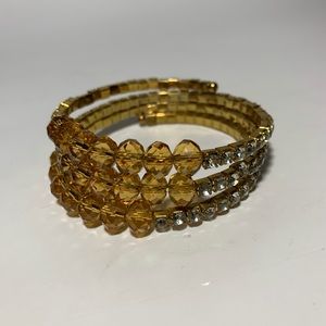 Gem stacked bracelet